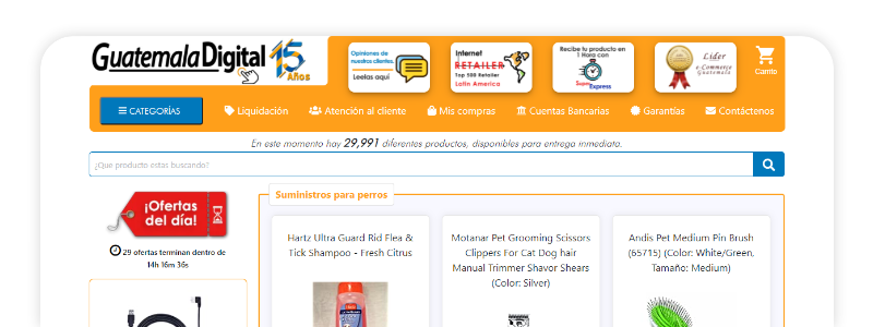 Tiendas en linea de Guatemala - GuatemlaDigital Nuevo diseño